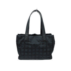 Chanel Travel Nylon Line MM Tote Black